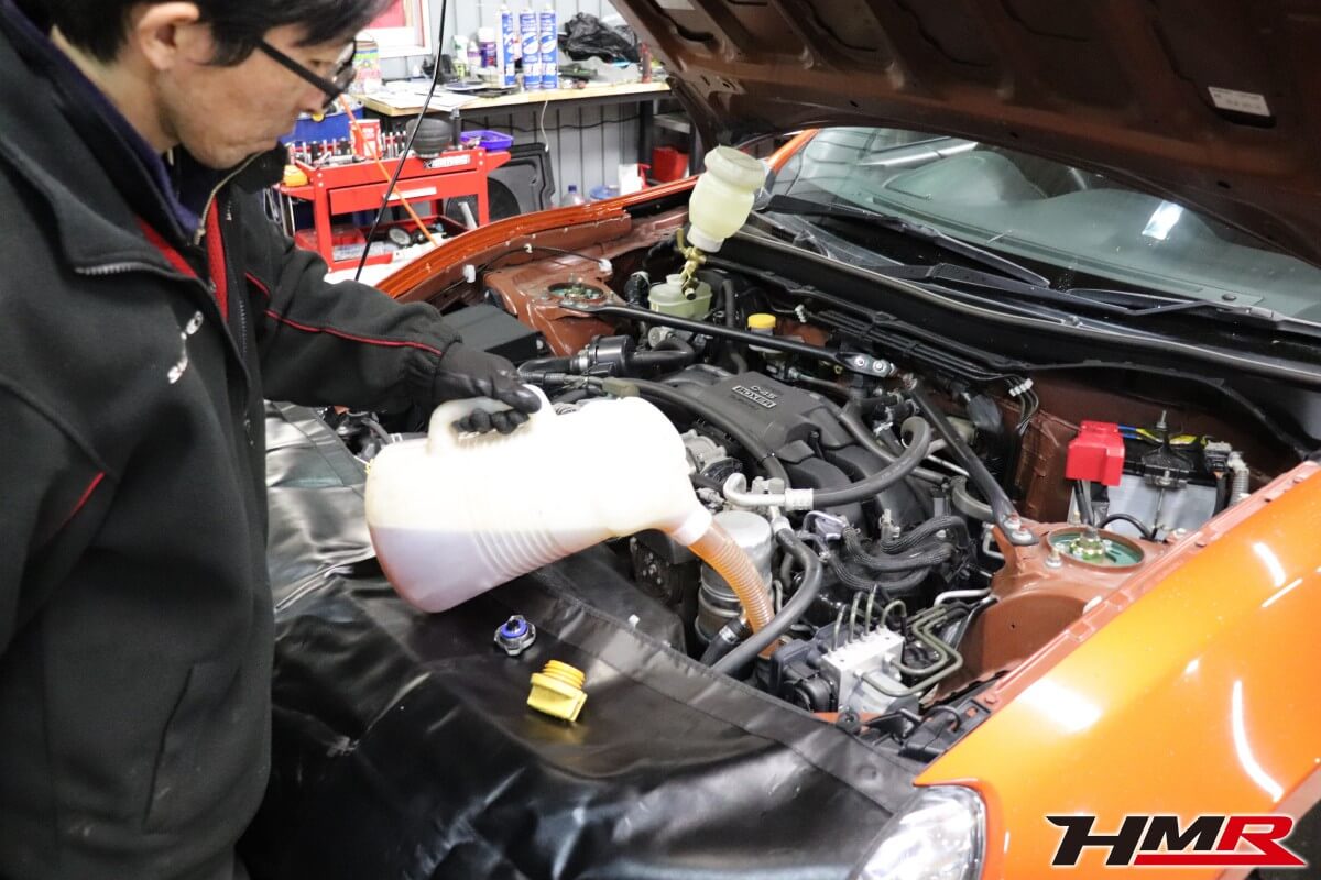 86(ZN6)エンジンオイル交換