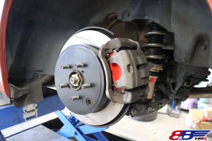 【デモカー86(ZN6)】シェイクダウンに向けてリアブレーキ交換とアライメント調整