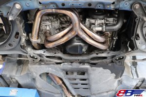 BRZアペックスエキマニマフラー交換