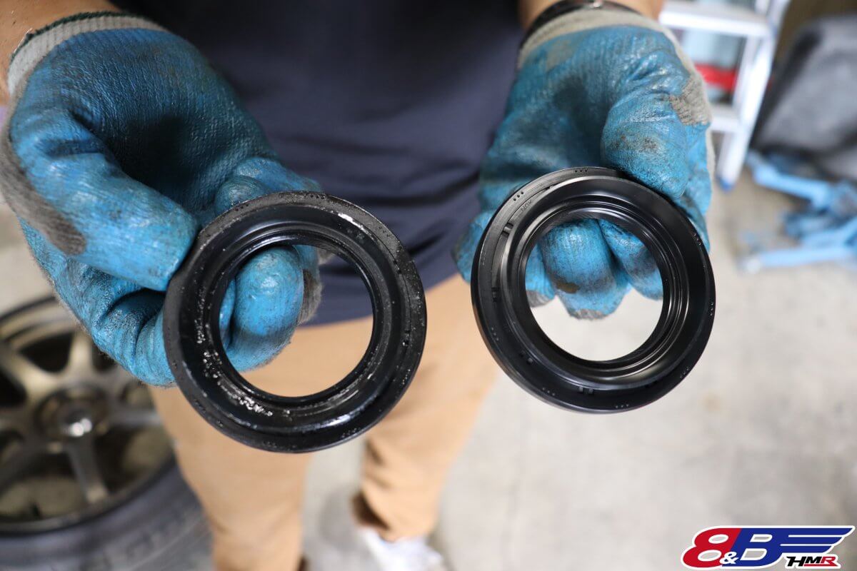 86(ZN6)デフサイドシール交換