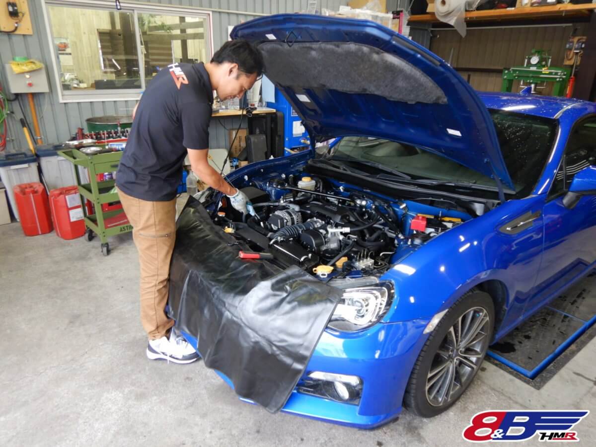 BRZ納車前点検