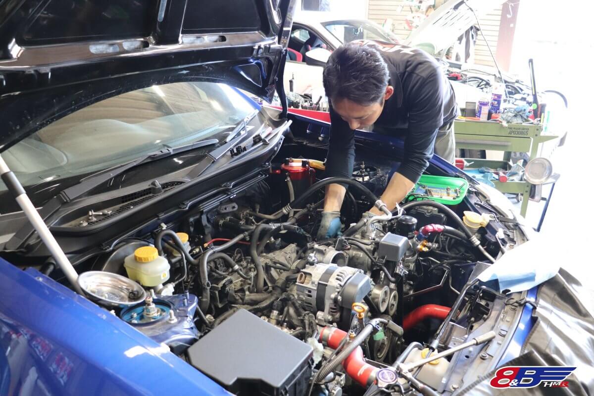 86 BRZ 強化インジェクターシール交換 オートファクトリー