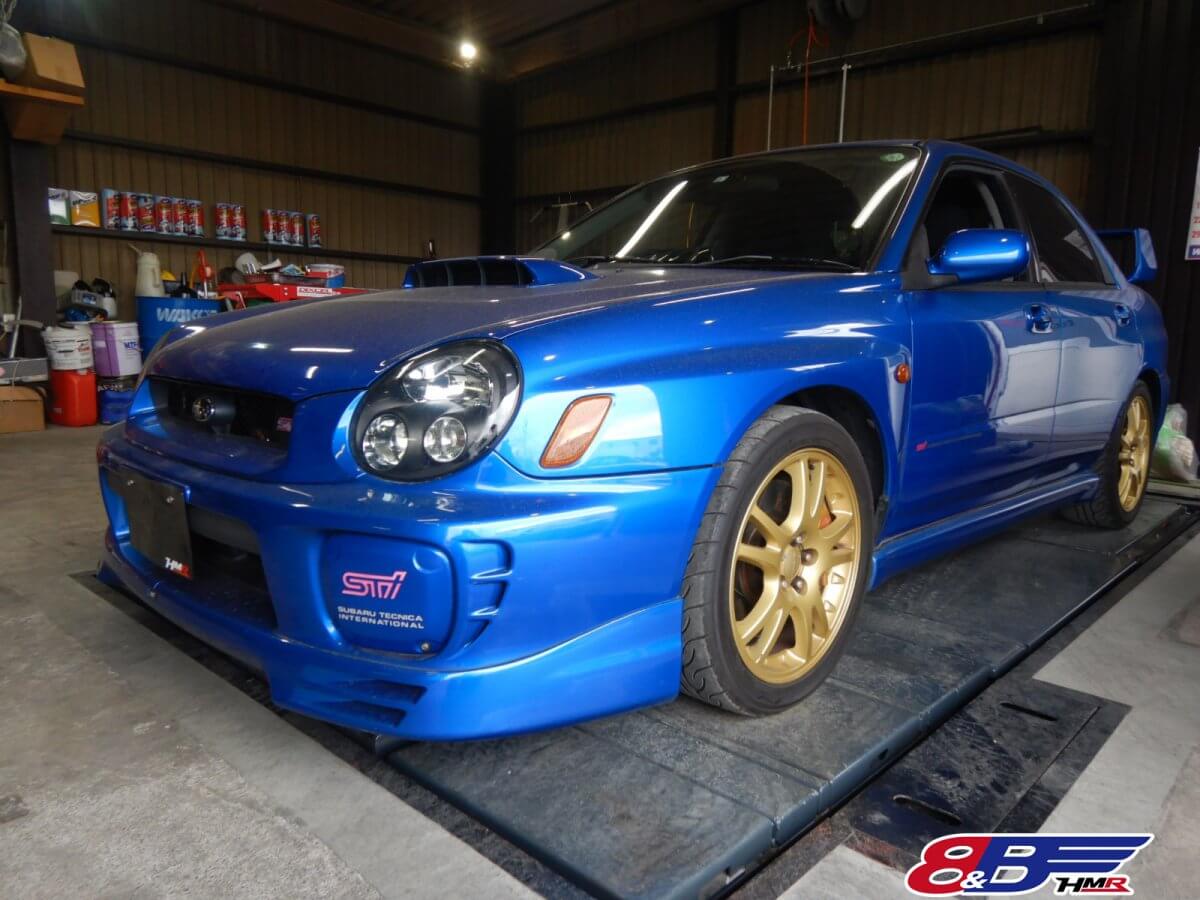 インプレッサWRXSTI GDB 納車前点検