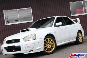 H16 インプレッサ WRX STi 6MT E型 GDB ピュアホワイト ノーマルコンディション入庫！