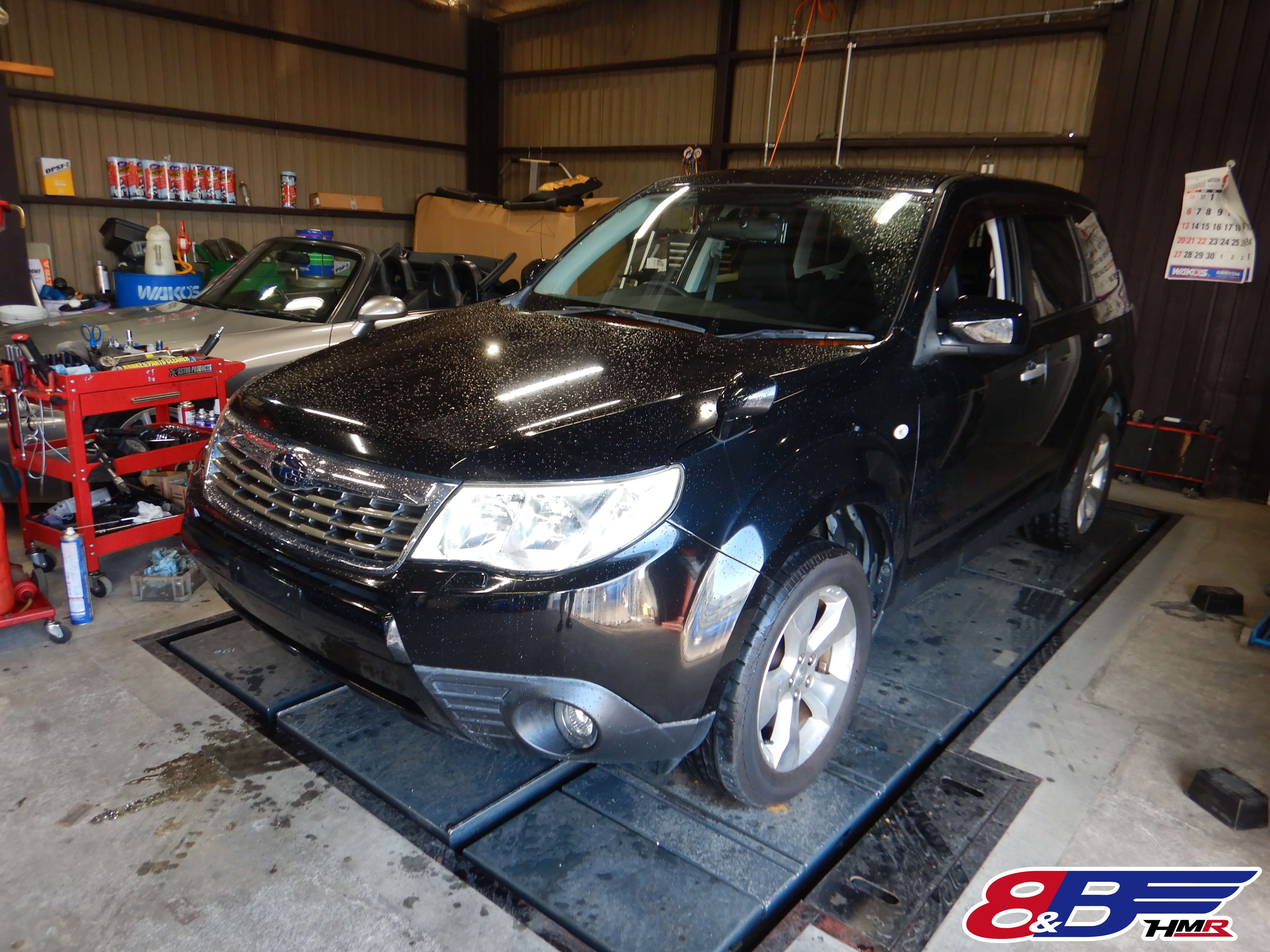 カロッツェリアナビ装着のブラックフォレスター(SH5)の納車前点検