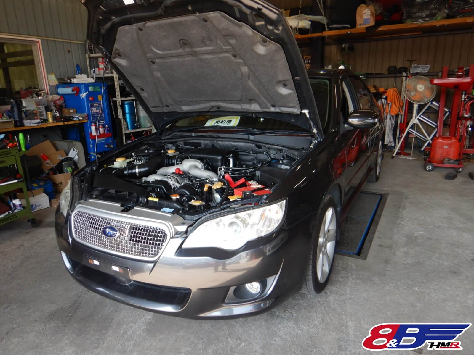 レガシィB4 2.0R Bスポーツの納車前点検整備