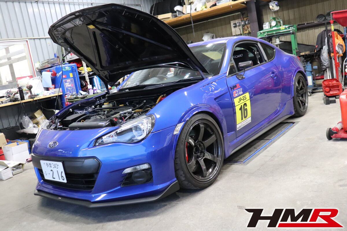 HMR BRZ リアショートスタビ取付け