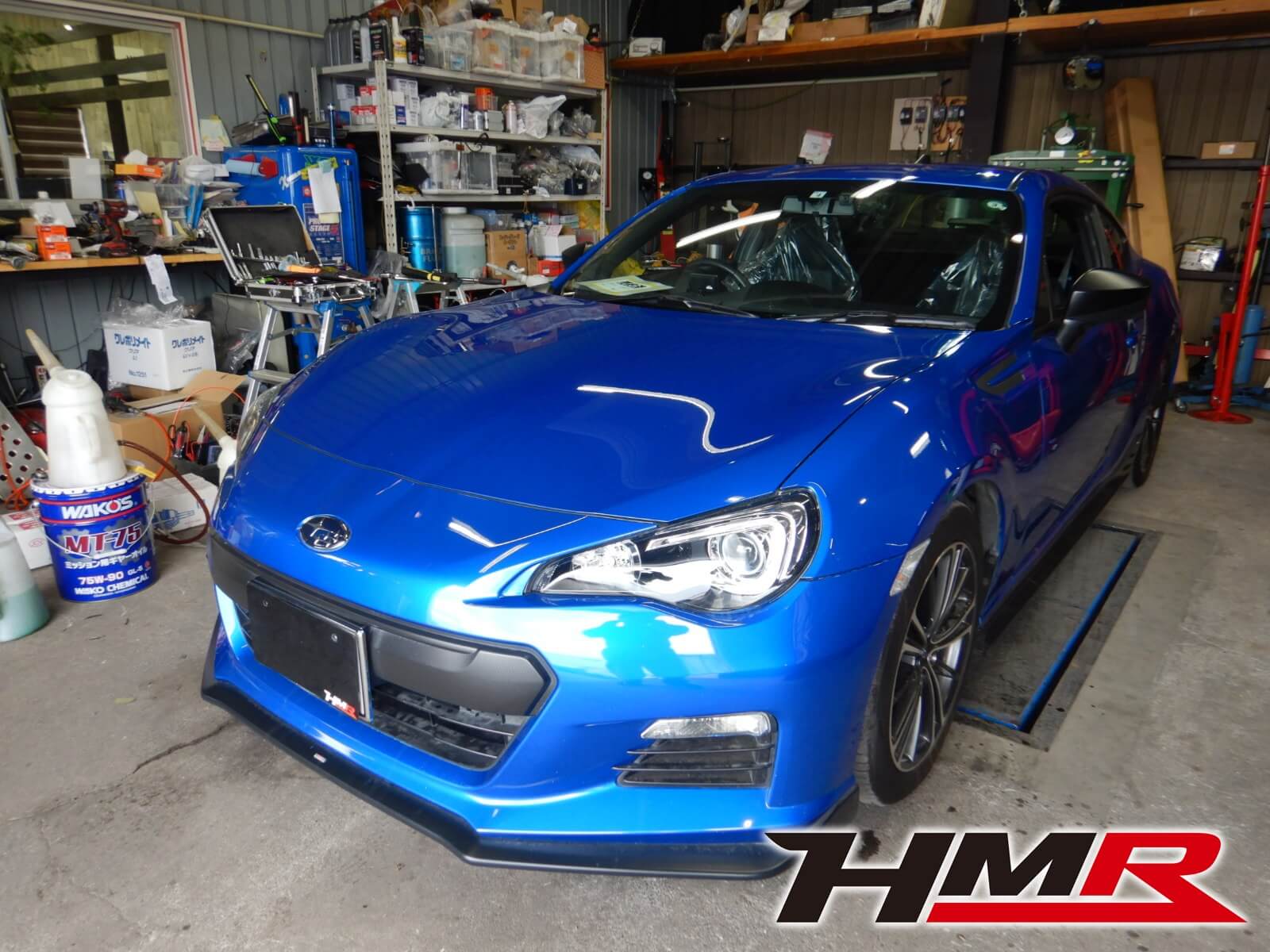 鮮やかなWRブルーマイカのBRZ(ZC6)の納車前点検整備を行いました。