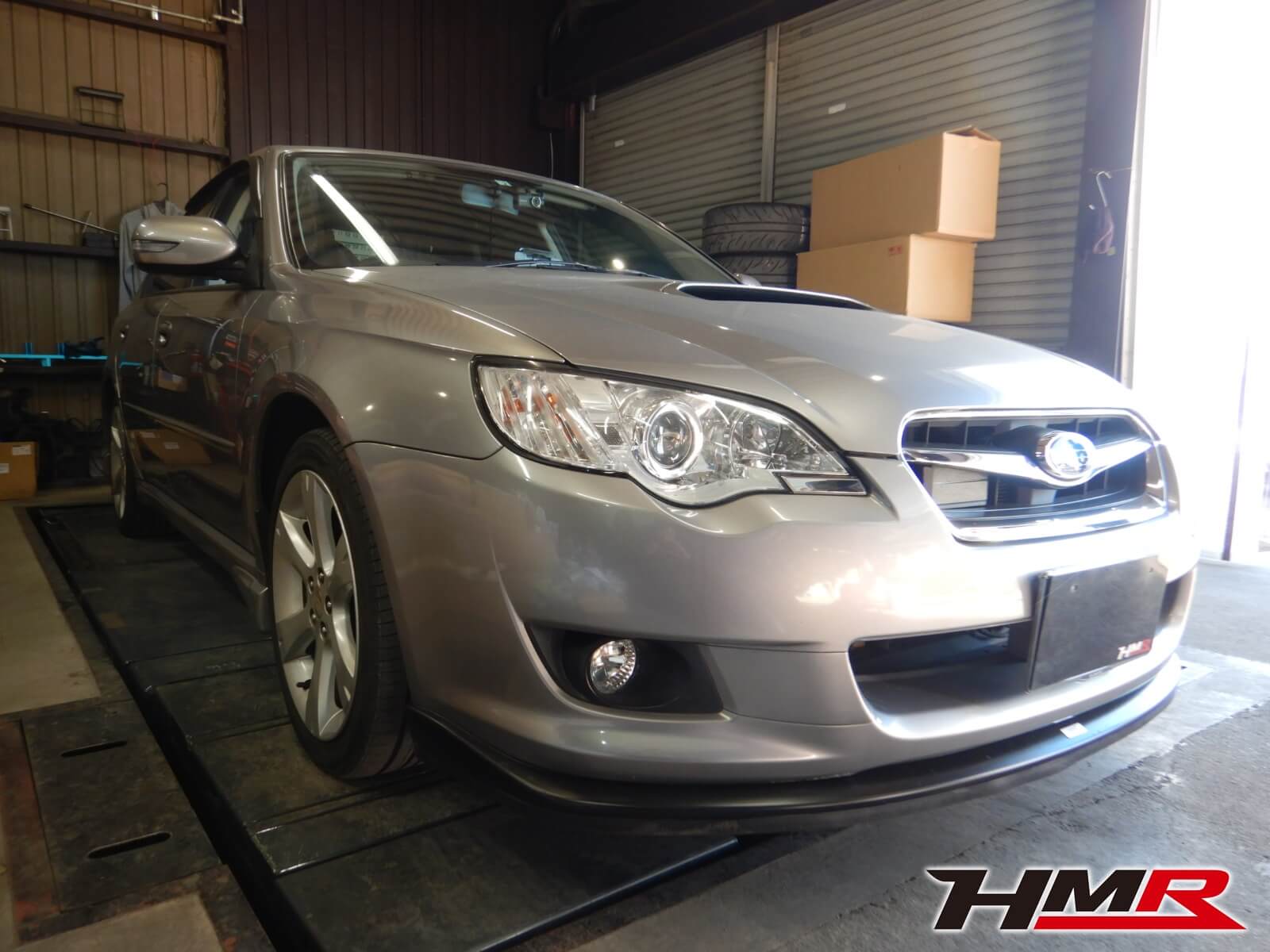 車両状態良好なレガシィ(BL5)の車検点検整備を行いました。