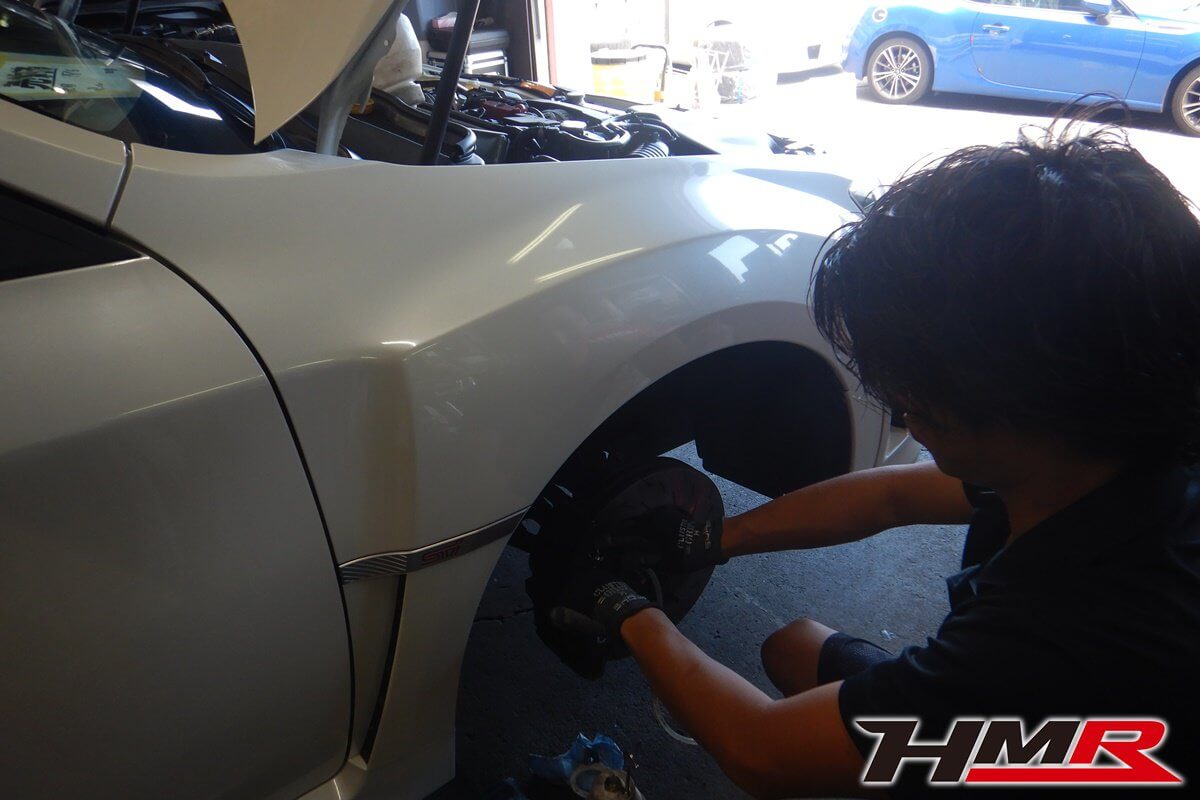 インプレッサWRXSTI(GRB)納車前点検