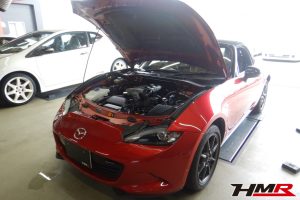 1オーナー 6MT MAZDAコネクト装備のロードスター（ND5RC）の納車前点検整備を行いました